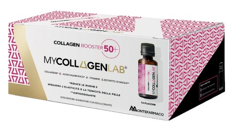 Collagen Booster 50+ Integratore Liquido Antirughe 14 Flaconcini da 25ml - Mycollagenlab